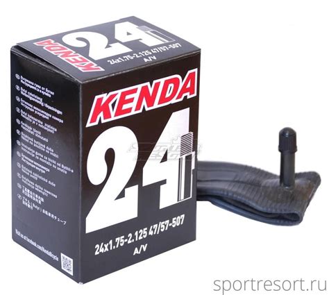 Велокамера Kenda 24x1.75-2.125 (47/57-507) A/V 511310 купить по низкой ...