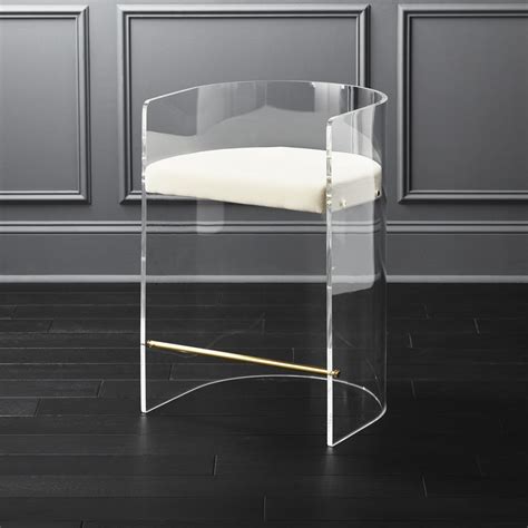 Antonio Acrylic 24 Counter Stool Acrylic Bar Stools Acrylic Furniture Counter Stools