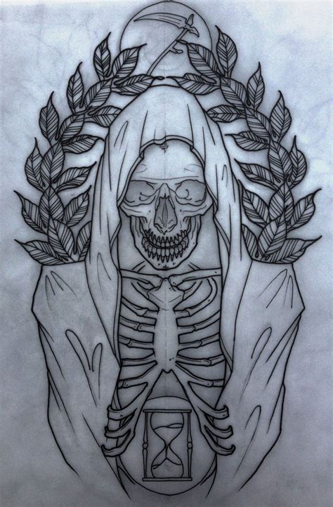 death reaper tattoo 8