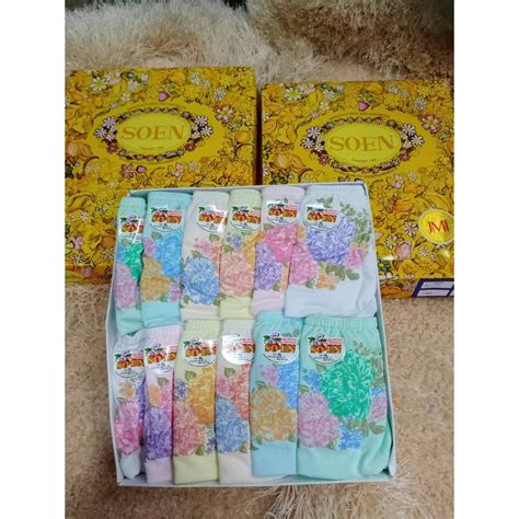 Original So En Underwear Bikini Panties Dozen Or Half Dozen Cotton Shopee Philippines