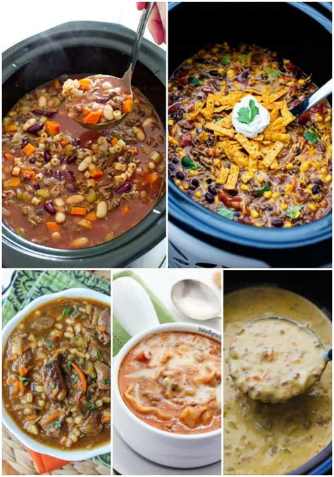 25 Crock Pot Soup Recipes ⋆ Real Housemoms