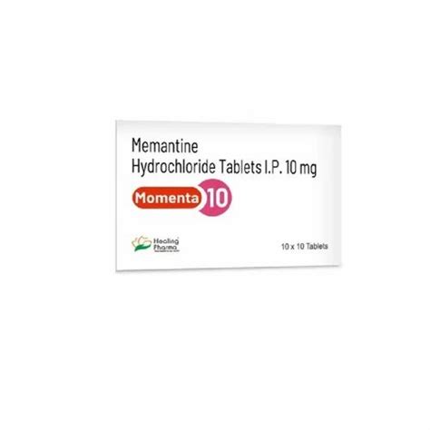 Memantine Hydrochloride Tablet 10 Mg Packaging Size 1010 Tablets At