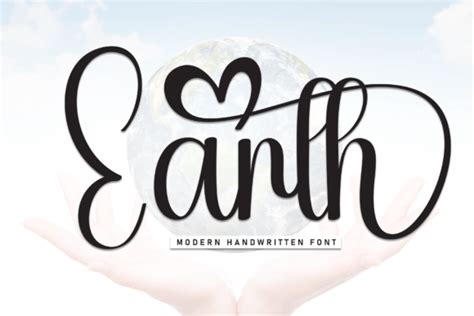 Earth Font By William Jhordy · Creative Fabrica