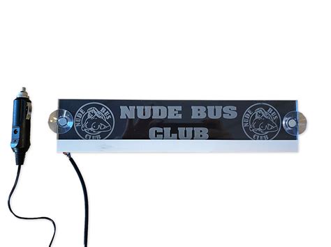 LED Plate Nude Bus Club V Joostshop