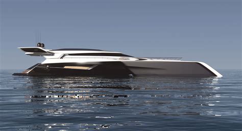 New luxury yacht design of trimaran | Luxury4Play.com