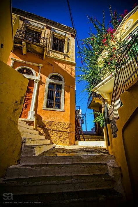The Picturesque Alleys Of Symi Island Greece Islands Greek Islands