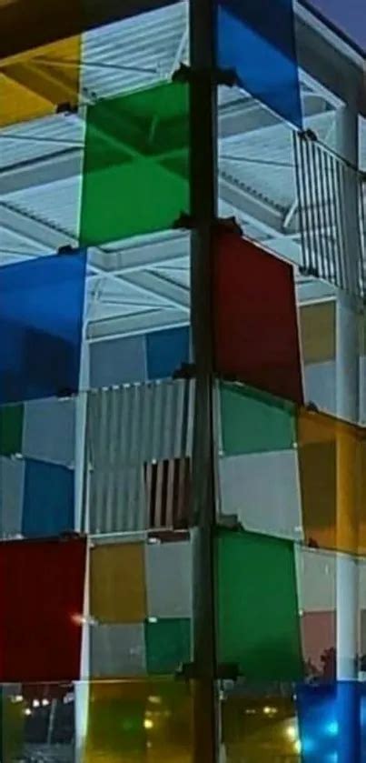 Colorful Glass Cube Design Free Download