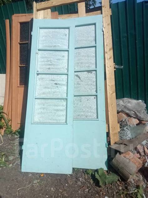 Дверь остекленная на 60, б/у, в наличии. Цена: 190₽ во Владивостоке