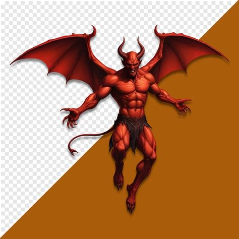 premium psd devil demon isolated  transparent background devil