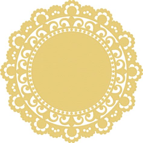 Doily Template For Scrapbook Borders