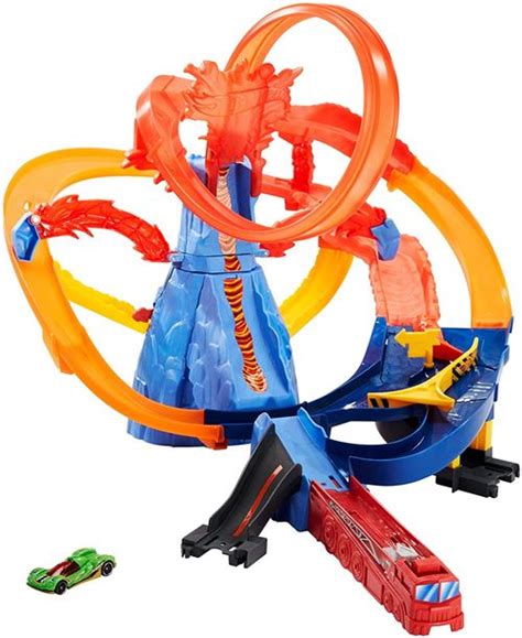 Circuit Voitures Hot Wheels Piste Volcan Circuit Voitures Achat Prix Fnac
