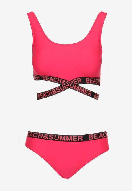 Ciemnor Owe Cz Ciowe Bikini Z Ozdobnymi Gumkami Figi I Top Namarie Renee