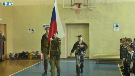 Смотр строя и песни в 10 школе - YouTube