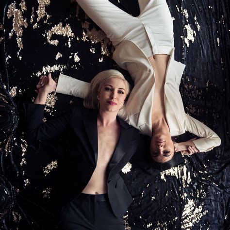 Lgbtq Same Sex Wedding Ideas Modern Bride Suit Backless Wedding Dress Beth Chapman Styling