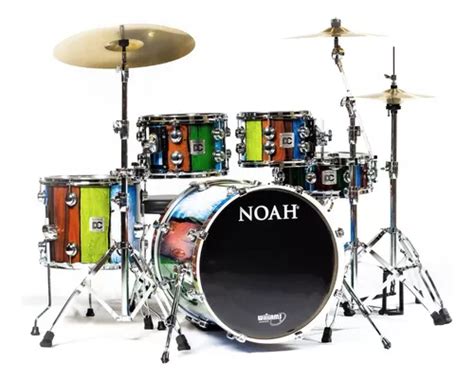 Bateria Acustica Noah Dc5 22 Multi Color Wood Mcw MercadoLivre