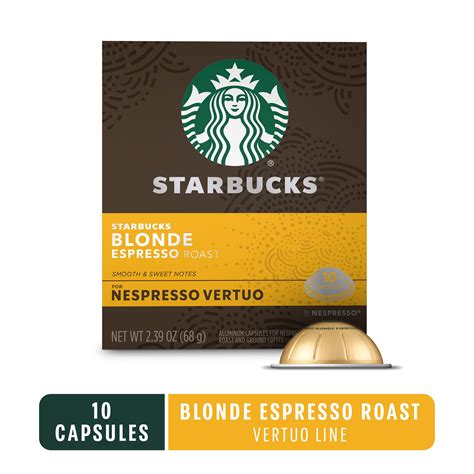 Starbucks Blonde Espresso Roast Nespresso Coffee Capsules At Joel