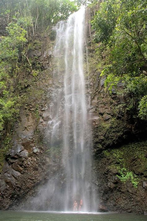 Secret Fallsuluwehi Falls Kauai Waterfall Amazing Nature