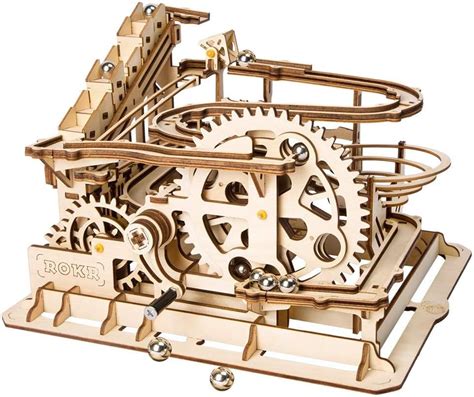 Rokr 3d Wooden Puzzles Marble Run Set Mechanical Model