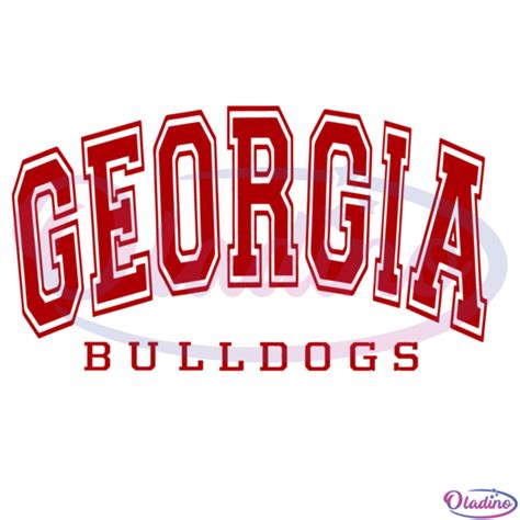 Georgia Bulldogs Football Svg, Georgia Bulldogs Logo Svg Digital File