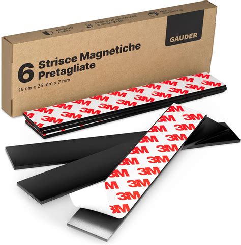 Gauder Strisce Magnetiche Adesive Pezzi Barra Magnetica Per