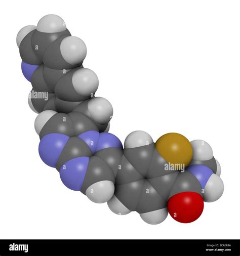 Mol Cula De Medicamento Contra El C Ncer De Capmatinib Inhibidor De C