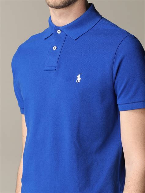 Polo Ralph Lauren Outlet T Shirt Men Royal Blue Polo Shirt Polo