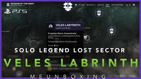 Solo Legend Lost Sector Veles Labyrinth Destiny Season Chestday