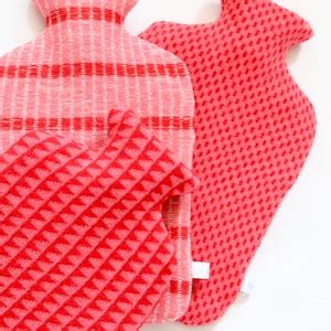 Hot Water Bottle With Lambswool Knitted Cover Etsy