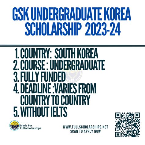 Global Korea Gks Undergraduate Scholarship Fully Funded