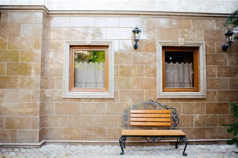 Травертин фасадный - 68 фото