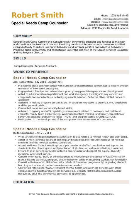 Camp Counselor Resume Samples Qwikresume Hot Sex Picture