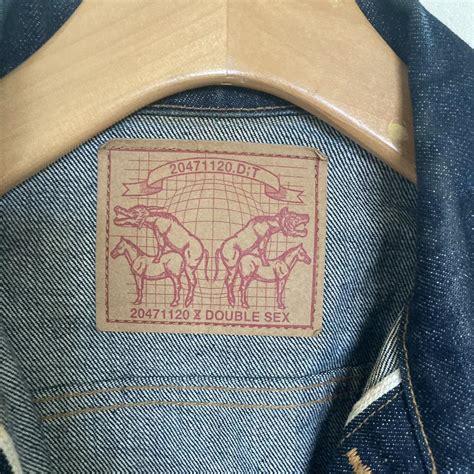 20471120 Double Sex 6 Pocket Denim Jacket Piece Depop