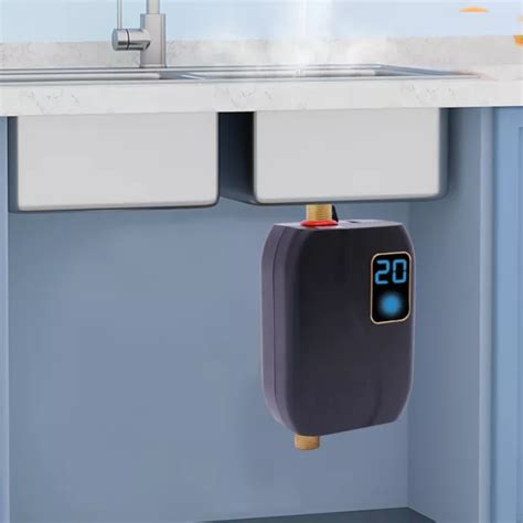 INSTANT HOT WATER Heater 3800W Electric Tankless LCD Bathroom Kitchen Under Sink 51 60