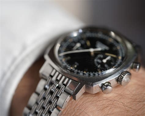 Heuer Camaro Reference N on Gay Frères Bracelet Unpolished Wind