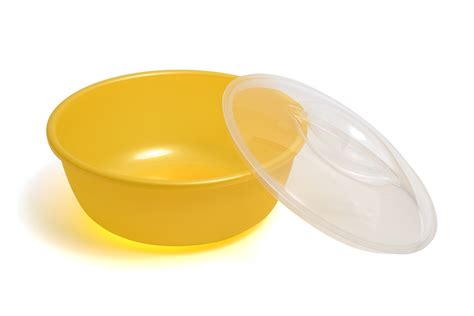 Миска салатная 4л с крышкой, пластиковая, пластмассовая, пищевая ...