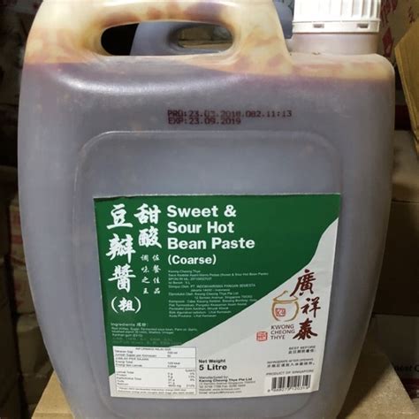 Jual SWEET SOUR HOT BEAN PASTE KCT 5L Shopee Indonesia