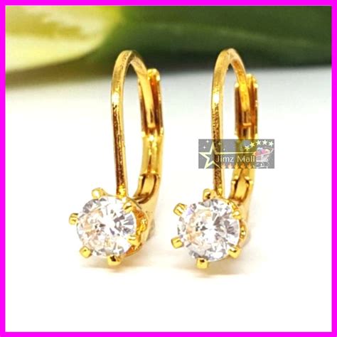 Jual Cod Anting Titanium Wanita Anting Desi Permata Anti Karat Tidak