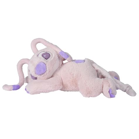 Disney Angel Stitch Peluche musicale allongé rose pastel 30 cm