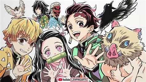 귀멸의칼날 젠이츠네즈코탄지로이노스케 그리기 Demon Slayer Kimetsu No Yaiba Nezuko