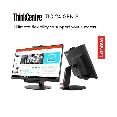 Jual Lenovo Monitor ThinkCentre Tiny-In-One TIO24 Gen 3 10QXPAR1WW 23.8 ...