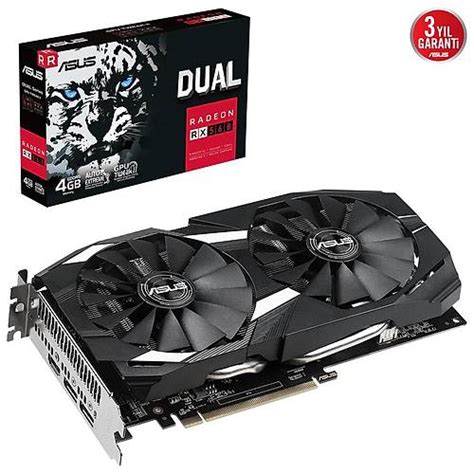 ASUS Radeon RX 560 4GB GDDR5 128Bit AMD Ekran Kartı DUAL-RX560-4G ...