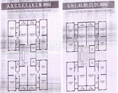 1 Bhk Cluster Plan Image Shraddha Prime Kanchi Enclave For Sale At