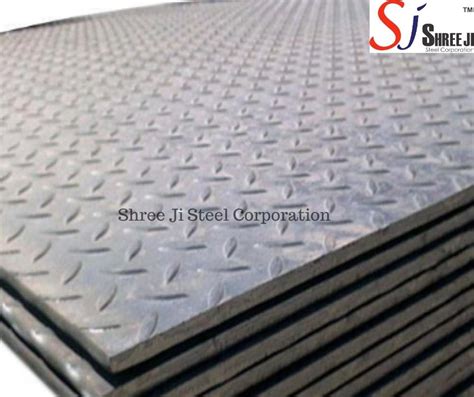 Mild Steel Chequered Plate Thickness 3mm 10mm Material Grade Is