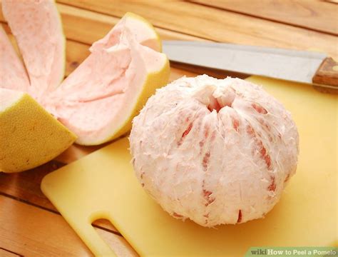 peel  pomelo  steps  pictures wikihow
