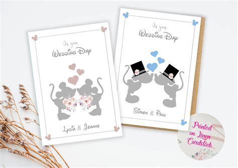 A Same Sex Wedding Card Gay Wedding Mr Mr Mrs And Mrs LGBTQ Etsy