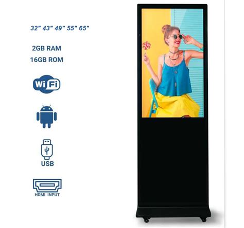 Pantalla Publicitaria Totem Tactil Tamaño 32 Pulgadas