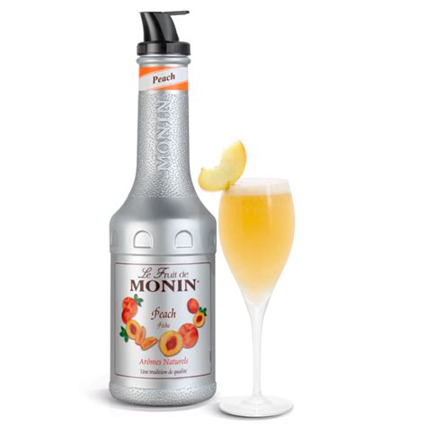 Monin Peach Puree Mix Halaal Liquid Concepts