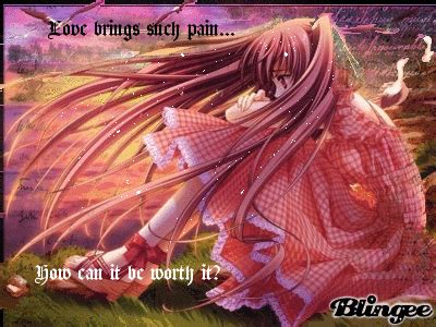 Heartbroken anime girl Picture #125722792 | Blingee.com