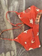 34 OFF 2021 ZAFUL Sun And Moon Lace Up Padded Bikini Top In MULTI B ZAFUL