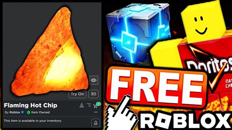 Free Accessory How To Get Flaming Hot Chip Head Roblox Amazon Prime Gaming Youtube
